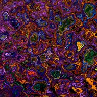 Abstract Dynamic Fractal Stain Background Different Grunge Splatter Detailed Digital