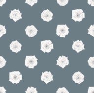 Seamless vector pattern with beautiful roses N4