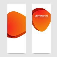 Flyer template header design circles