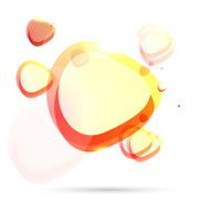 Vector color background abstract circles N4