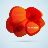 Vector color background abstract circles N5