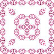ornamental vector frame with Center N7