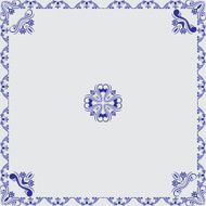 ornamental vector frame with Center N8