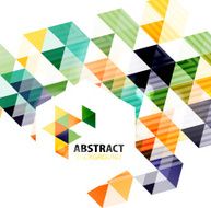 Geometric abstract polygonal background N59