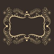 Floral design decorated frame N5