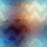 Textured chevron pattern on blurred background