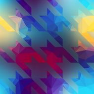 Textured Hounds-tooth pattern on blurred background