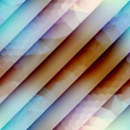 Diagonal geometric strikes with different textures