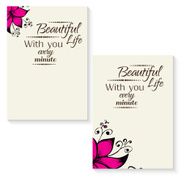 business cards with flowers N5