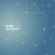 Blue abstract background with transparent mesh and glowing line