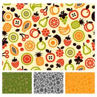Seamless pattern - fruit