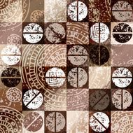 Coffee background with grunge elements