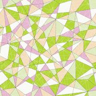 Seamless vector pattern Pale colors Abstract mosaic pattern with triangles