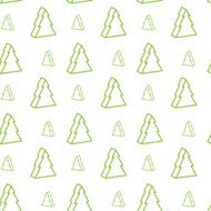 seamless xmas-tree pattern N2