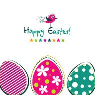 Template Easter greeting card N11