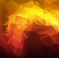 Orange Dark Light Polygonal Mosaic Background Business Design Templates