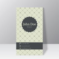 Trendy business card template N9