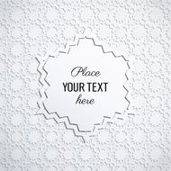 Geometric paper style vector background