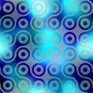 Pattern of blurred connected balls N4