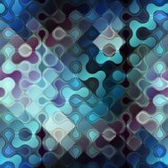 Abstract geometric pattern with figures connected N2