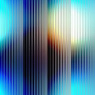Strikes on blue blur background