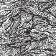 Seamless pattern wavy thin lines