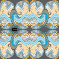 seamless ornament on a gray background
