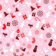 Christmas background seamless tiling great choice for wrapping paper pattern