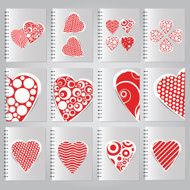 Set of covers for notebooks