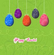 Easter Eggs Doodle N2