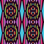 Seamless rug blanket themed pattern