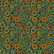 Seamless pattern made of colorful circles
