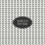 Vector seamless vintage line pattern with flowers Hand drawn doodles N2