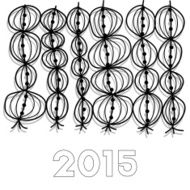 2015 Chinese New Year hand drawing lantern N3