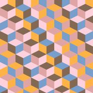 abstract retro geometric pattern illustration N9