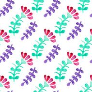 Background of seamless pattern watercolor