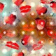 Connected balls and grunge elements