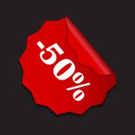 Sale Sticker Banner Template Vector Illustration N3