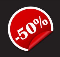 Sale Sticker Banner Template Vector Illustration N5