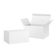 open and closed blank boxes