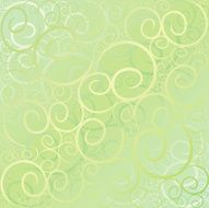 Swirl pattern green gold