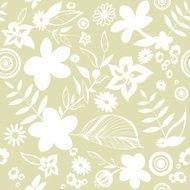 Elegant floral wallpaper (seamless) N2