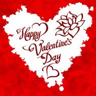 HAPPY VALENTINES DAY hand lettering - handmade calligraphy vector N6