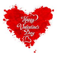 HAPPY VALENTINES DAY hand lettering - handmade calligraphy vector N10