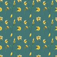 Seamless floral pattern with flowers N7