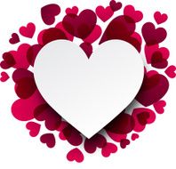 Valentine&#039;s background with pink hearts N2