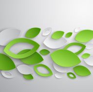 Green leaves abstract background N3