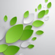 Green leaves abstract background N4