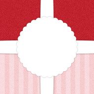 Jeans red and light pink greeting card