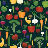Fruits and Vegetables seamless pattern N9